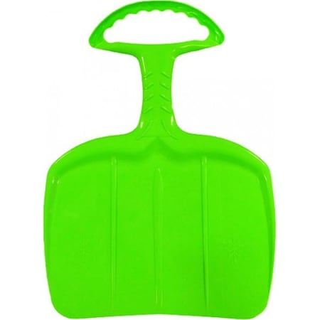 Patio Trasero Green Shovel Snow Sled with Handle for Adults - 0.8 x 19.1 x 25.8 in. PA1857118